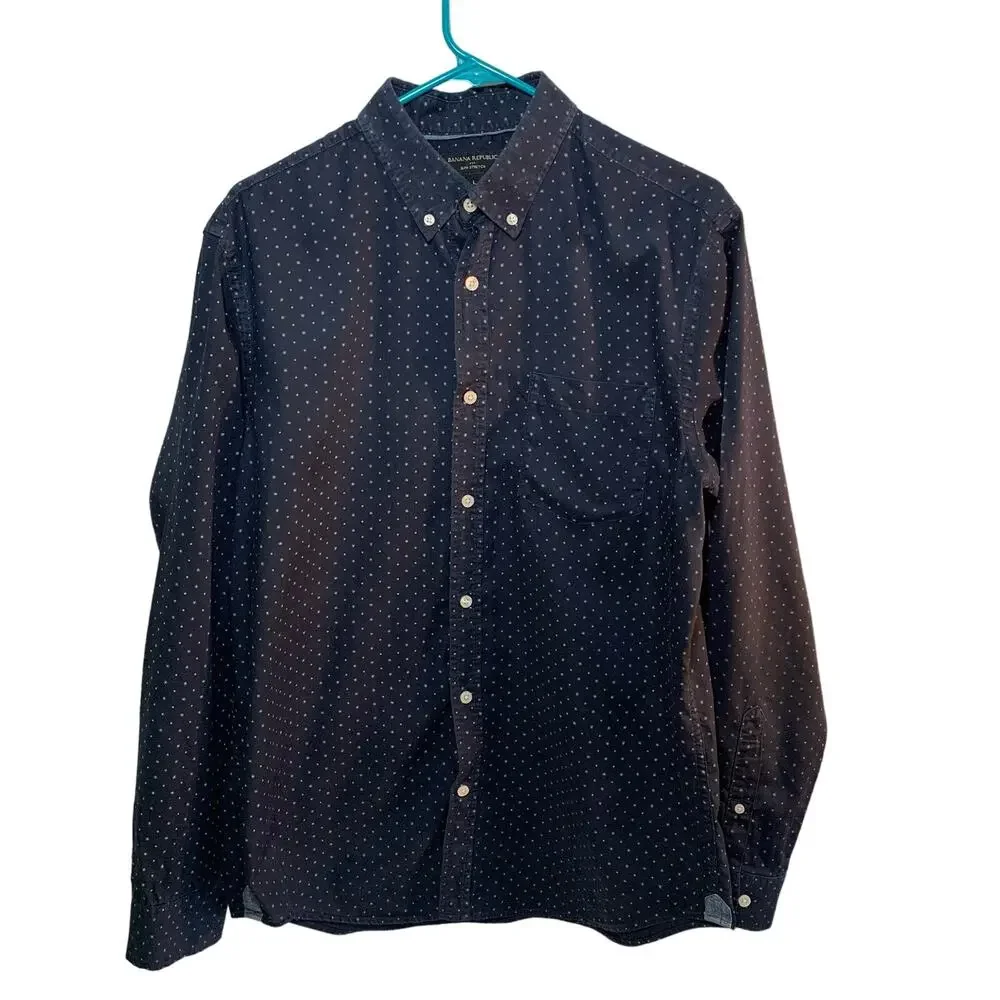 Banana Republic Slim Stretch Fit Shirt Size Large